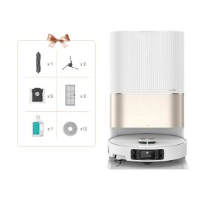 aspirateur robot intelligent avec station de vidage automatique