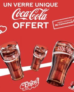 offre exclusive verre collector Coca-Cola chez Carrefour