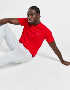 T-shirt Lacoste en coton-polyester avec logo crocodile brodé, qualité durable et confortable