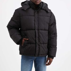 doudoune hiver noire pour toutes morphologies