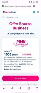 Offre BoursoBank Compte Bancaire avec EasyMove et primes