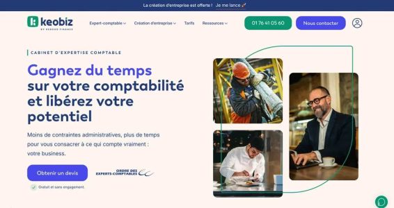 Keobiz comptabilité en ligne Paris et Rouen – offre 2 mois gratuits