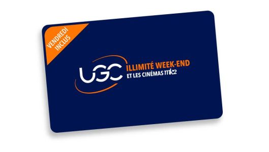 Offre d’abonnement illimité UGC Cinémas avec un mois offert et frais d’adhésion 0€