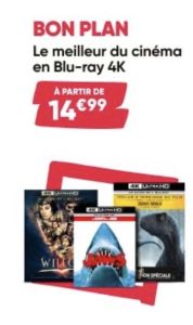 Sélection Blu-ray 4K Fnac – plus de 400 références pour votre cinéma à domicile
