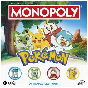 Monopoly Pokémon Édition – France plateau et pions Pokémon