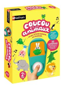 Coucou les Animaux Nathan - jeu d'eveil musical pour enfants dès 2 ans