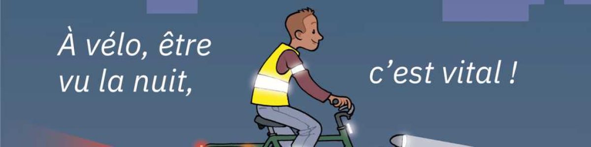 Kits de securite et d'eclairage pour velo gratuit à La Madeleine lors de l'operation ADAV et police locale, le 5 novembre 2025