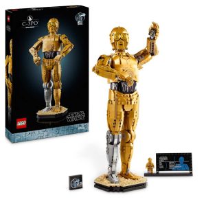 Image du coffret LEGO Star Wars 75398 C-3PO à Construire, modèle fidèle à la saga