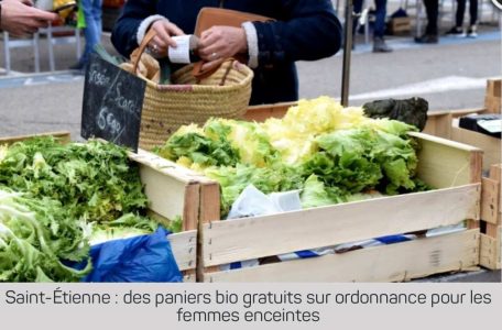 Panier bio gratuit sur ordonnance à Saint-Étienne pour futures mamans