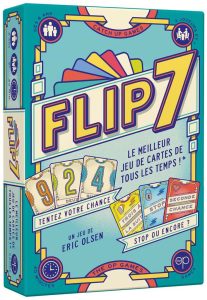 image du jeu Flip 7 – édition officielle en France, pions colorés et cartes