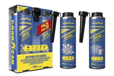 Kit pré-inspection diesel Goodyear Pro Additives: traitement diesel et nettoyant injecteurs 300 ml chacun