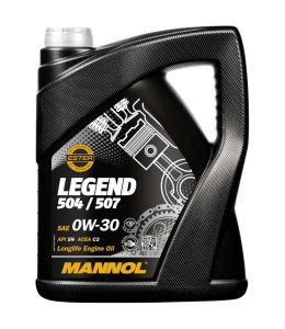 Huile moteur Mannol Legend 0W-30 ACEA C3 5L compatible VW TDI et systèmes de post-traitement