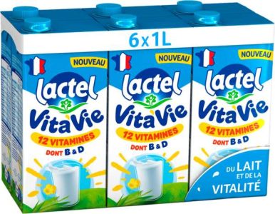 Pack Vita'vie Lactel 6x1L - offre locale avec remise immédiate de 25%