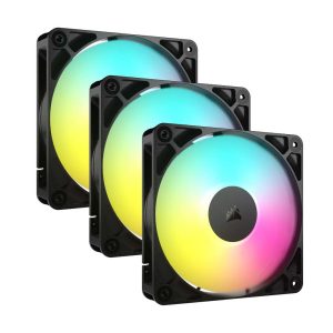 Ventilateurs Corsair RS120 ARGB 120 mm pack 3 en France - refroidissement et éclairage ARGB